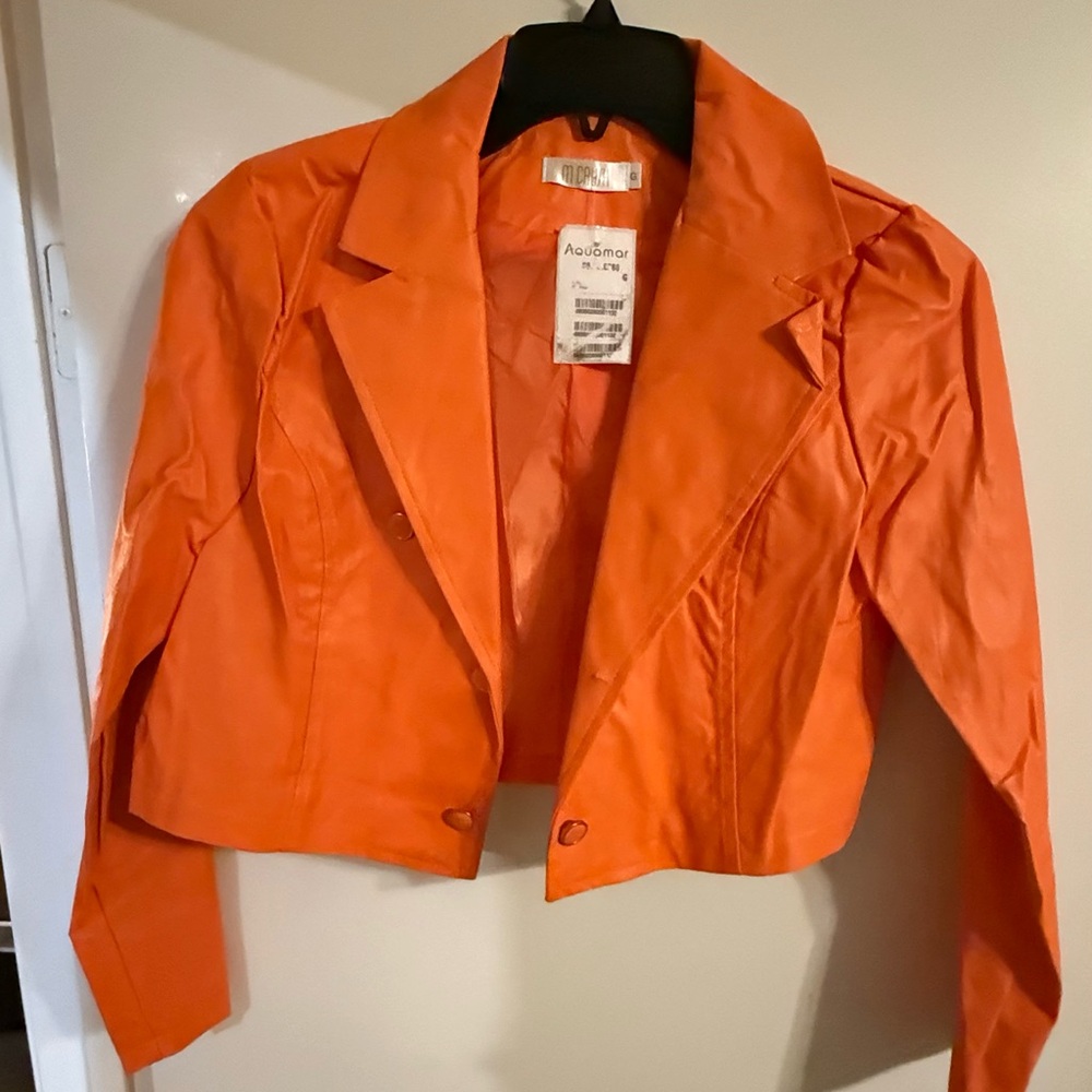 audrey Vibrant Orange Women's Blazer